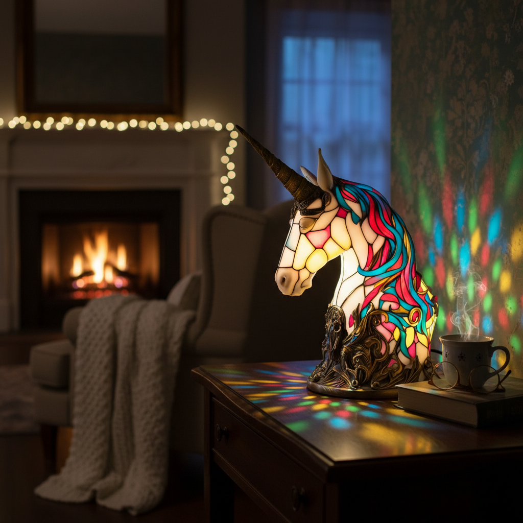 Unicorno Incantevole Luna