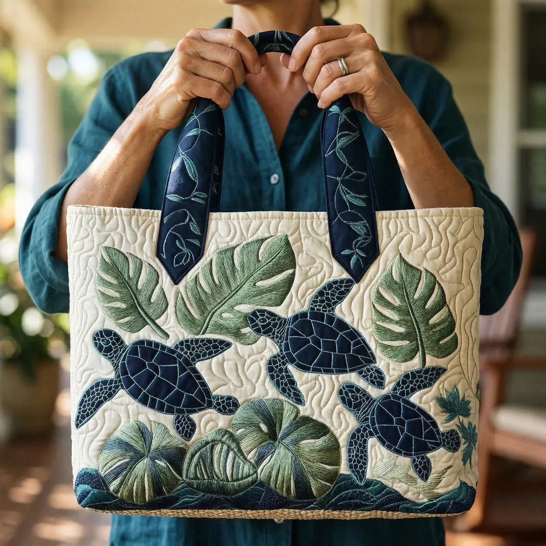 Borsa Tote Artigianale - Grazia della Tartaruga Marina